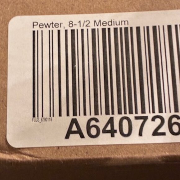 Clarks- Pewter Leather Platform Sandals Women's Size 8/15 - Picture 5 of 5